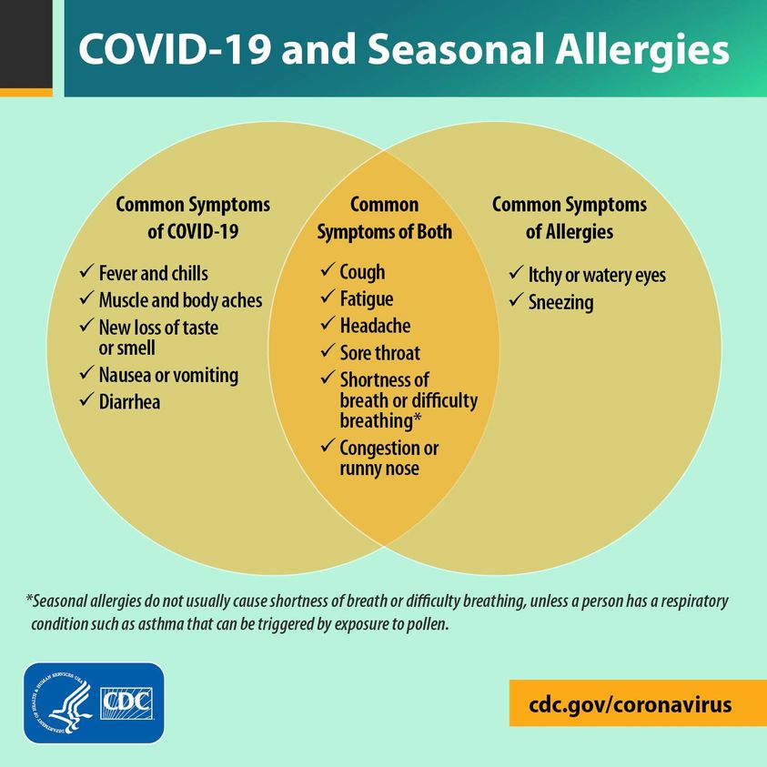 seasonal allergy infographic